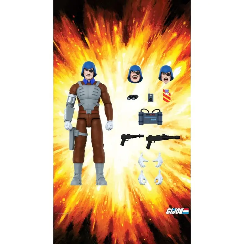 GI Joe Wave 5 figurine Ultimates Major Bludd 20 cm | 0840049823358