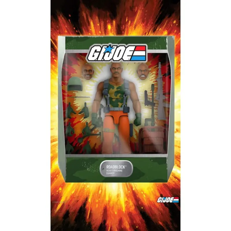 GI Joe Wave 5 figurine Ultimates Roadblock 20 cm | 0840049823334