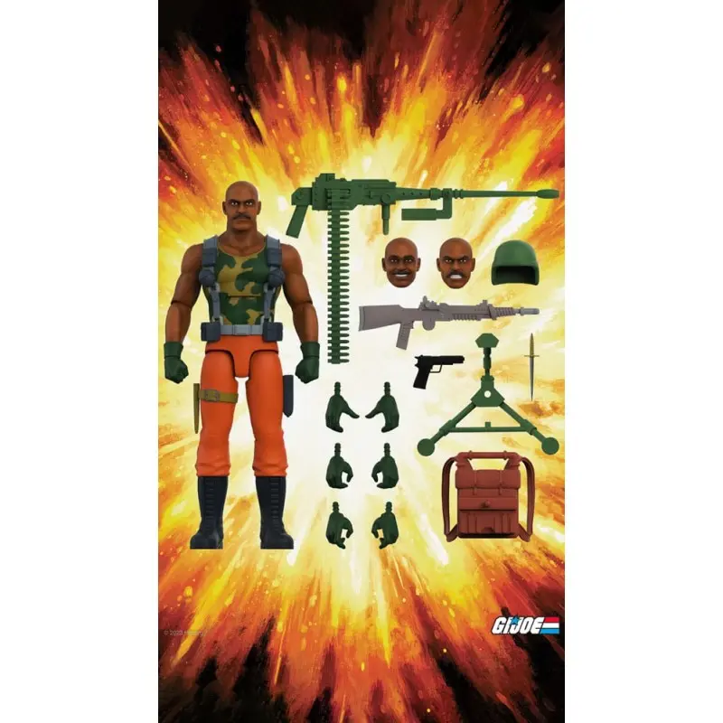 GI Joe Wave 5 figurine Ultimates Roadblock 20 cm | 0840049823334