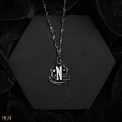 Wednesday pendentif et collier Nevermore Academy Black | 4895205616424