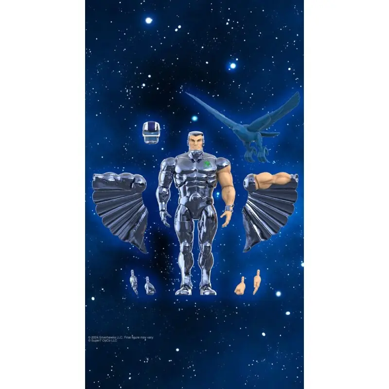 SilverHawks figurine Ultimates Steelwill (Toy Version Vac Metal) 18 cm | 0840049884502