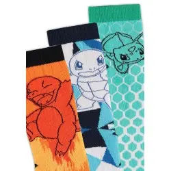 Pokemon pack 3 paires de chaussettes Crew 39-42 | 8718526156867