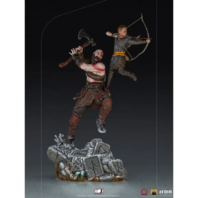 God of War statuette 1/10 BDS Art Scale Kratos & Atreus 34 cm | 0609963128457