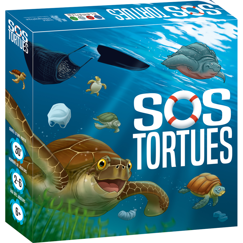 Spel: SOS Turtles
Uitgever: Elements Editions
Engelse versie