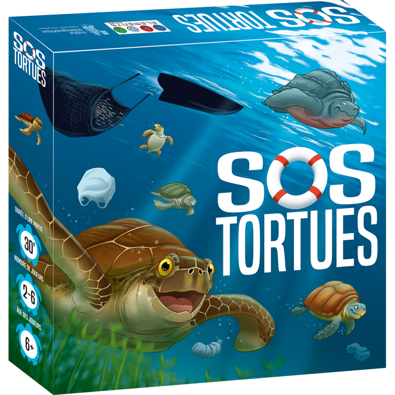 jeu : SOS Tortues éditeur : Elements Editions version française