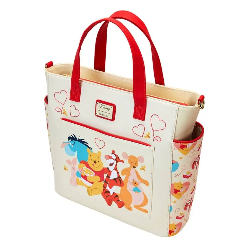 Disney by Loungefly Sac à bandoulière avec porte-monnaie Winnie the Pooh Love  | 0671803534346