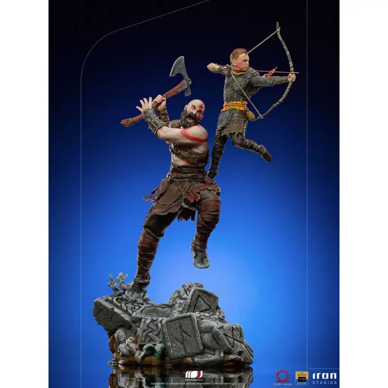 God of War statuette 1/10 BDS Art Scale Kratos & Atreus 34 cm | 0609963128457