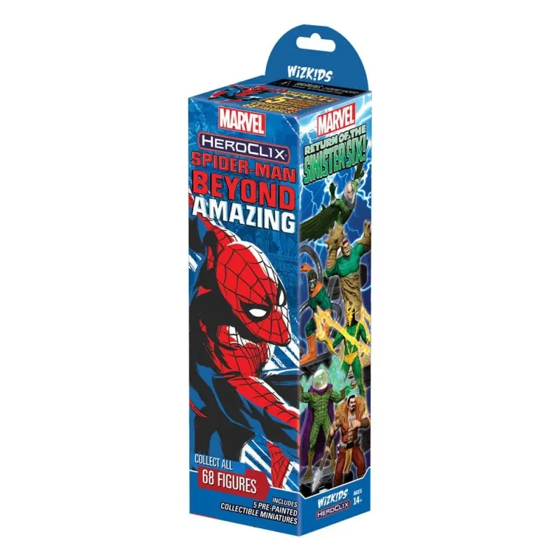 Marvel HeroClix: Spider-Man Beyond Amazing Booster Brick (carton de 10) | 0634482848647