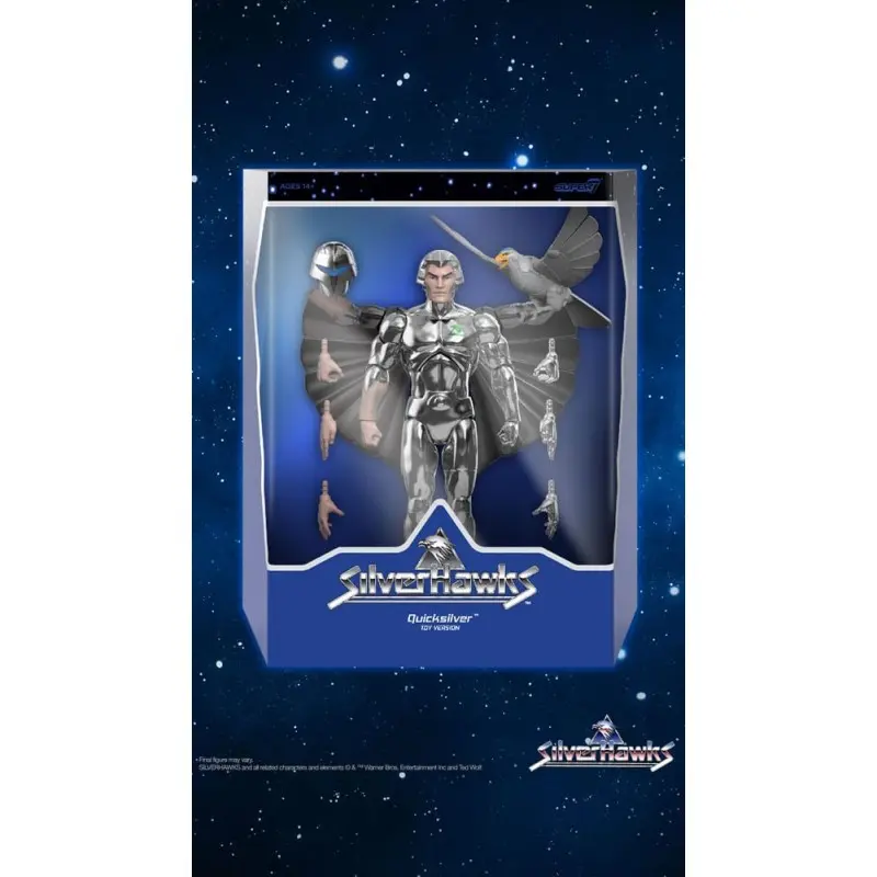 SilverHawks figurine Ultimates Quicksilver (Toy Version) 18 cm | 0840049830172