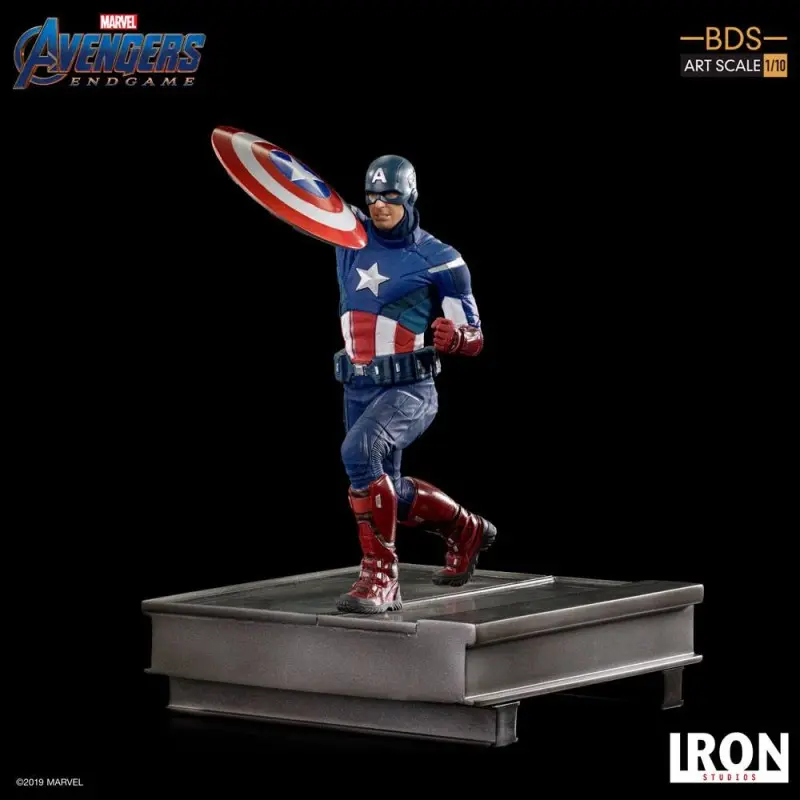 Avengers : Endgame statuette BDS Art Scale 1/10 Captain America 21 cm | 0736532715043