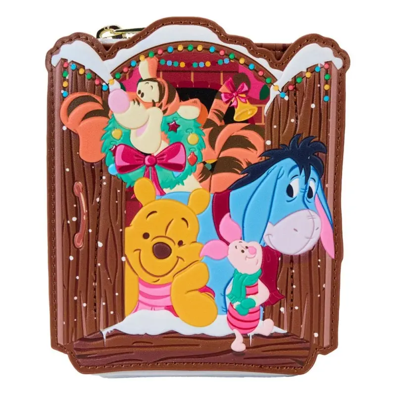 Disney by Loungefly Porte-monnaie Winnie the Pooh and friends Holiday Scene | 0671803527041