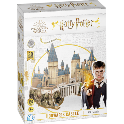 licence : Harry Potter produit : Puzzle 3D Model Kit - Le château de Poudlard éditeur : 4D Cityscape Worldwide Limited