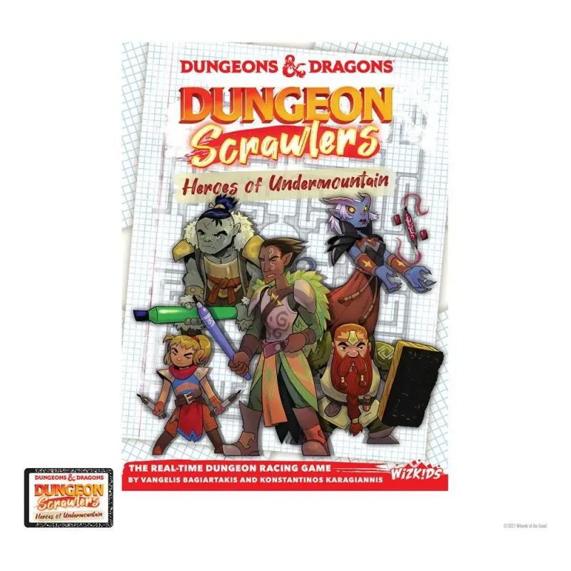 D&D Dungeon Scrawlers: Heroes of Undermountain jeu de plateau *ANGLAIS* | 0634482875292