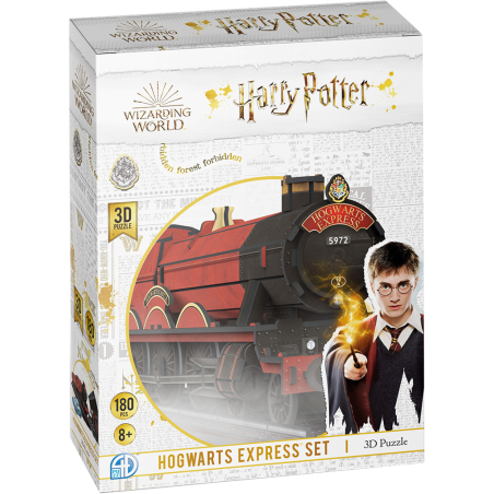licence : Harry Potter produit : Puzzle 3D Model Kit - Le Poudlard Express éditeur : 4D Cityscape Worldwide Limited