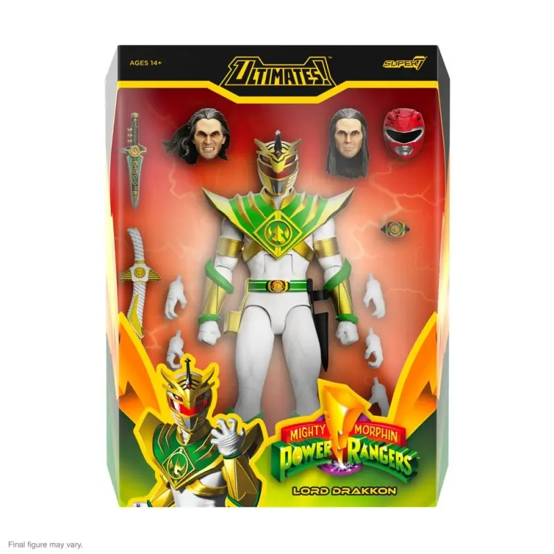 Power Rangers figurine Ultimates Mighty Morphin Power Rangers Lord Drakkon 18 cm | 0840049848870