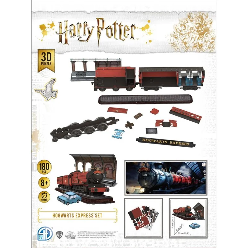 License: Harry Potter
Product: 3D Puzzle Model Kit - The Hogwarts Express
Publisher: 4D Cityscape Worldwide Limited