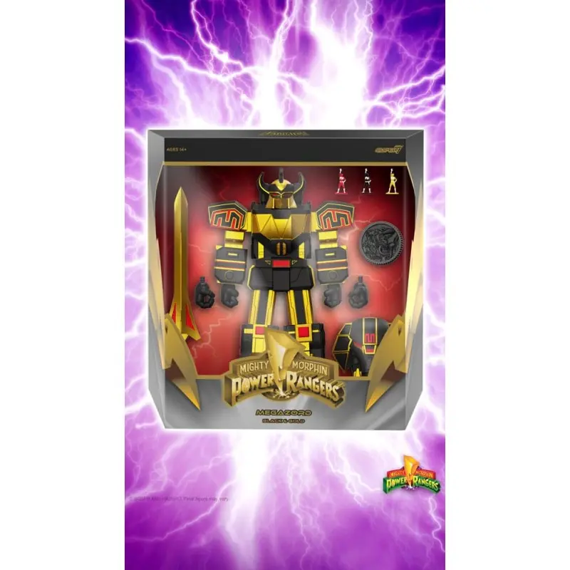 Power Rangers figurine Ultimates Megazord (Black/Gold) 18 cm | 0840049882010