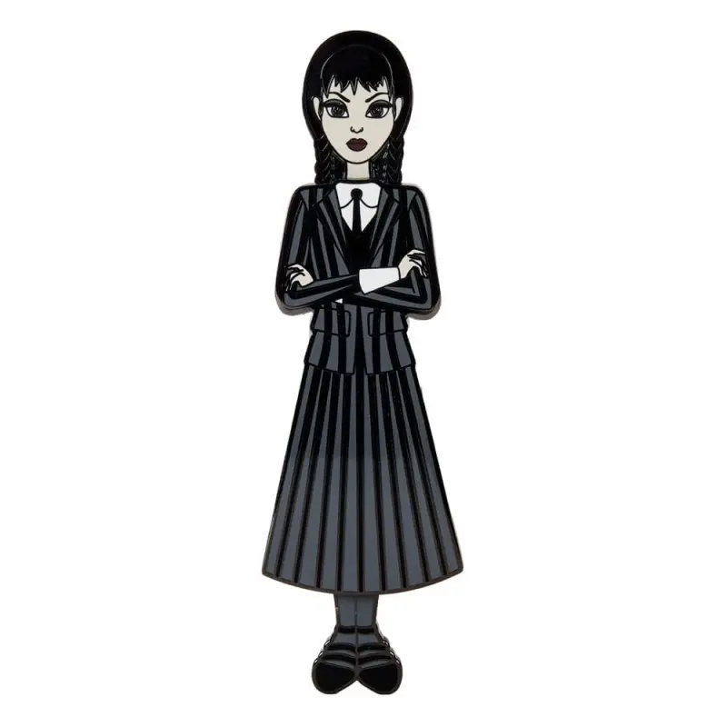 Wednesday by Loungefly Pin set 4 pin's émaillés Wednesday Addams Paper Doll 3 cm  | 0671803528574