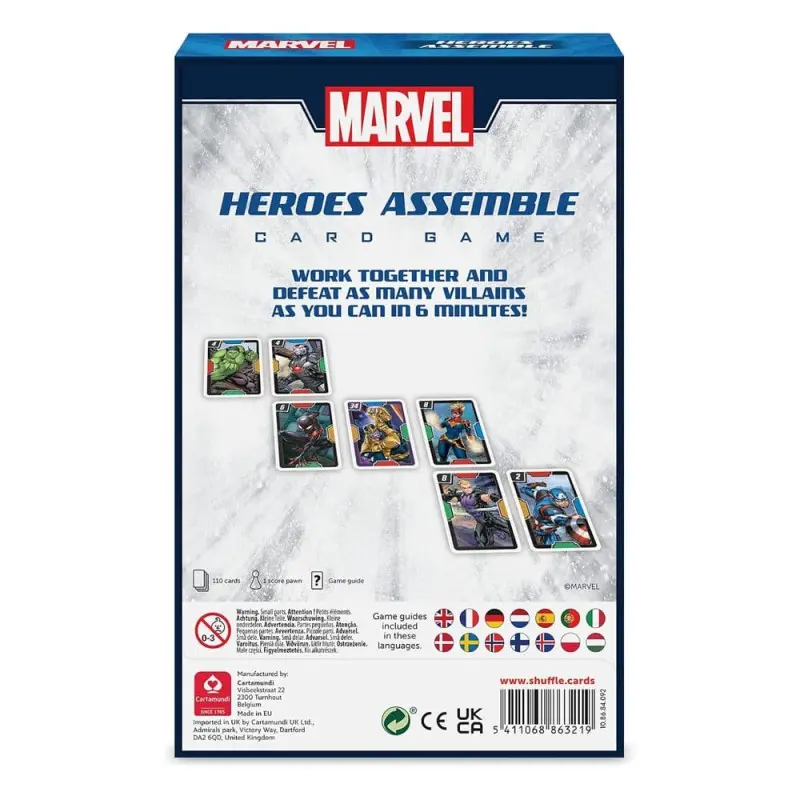 Marvel jeux de cartes Shuffle Heroes Assemble | 5411068863219