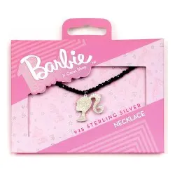 Barbie pendentif et collier argent Silhouette on Black Onyx Bead (argent sterling) | 5055583455940