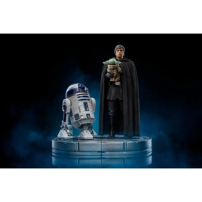 Star Wars The Mandalorian statuette 1/10 Art Scale Luke Skywalker et Grogu 21 cm | 0618231950362