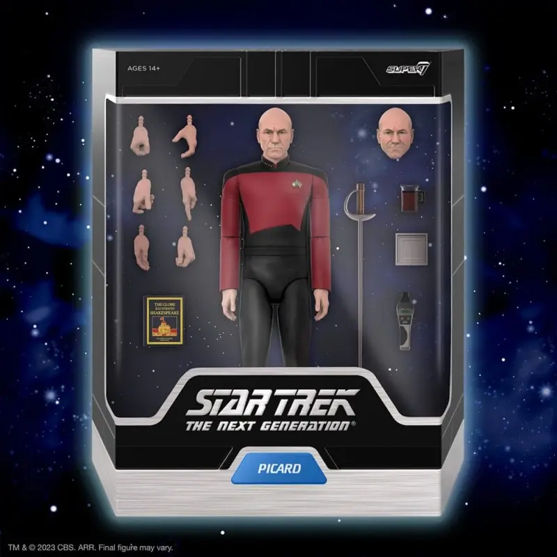 Star Trek: The Next Generation figurine Ultimates Captain Picard 18 cm | 0840049830059