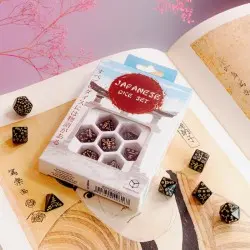 Japonais pack dés Deep Night Firefly (7) | 5907699496167