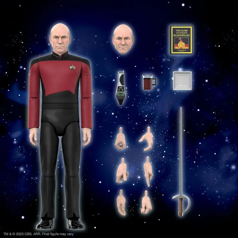 Star Trek: The Next Generation figurine Ultimates Captain Picard 18 cm | 0840049830059