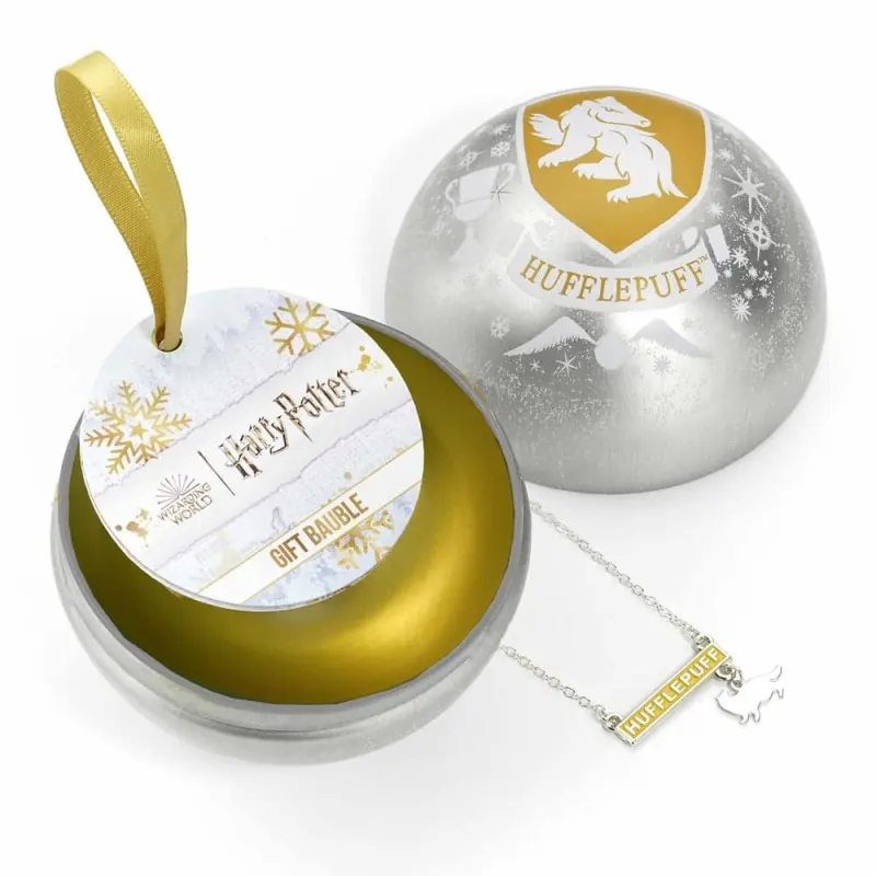 Harry Potter décoration sapin avec collier Poufsouffle | 5055583448942