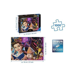 licence : Disney produit : Ravensburger Puzzle - Disney Princess : Belle - (1000 pièces) éditeur : Ravensburger