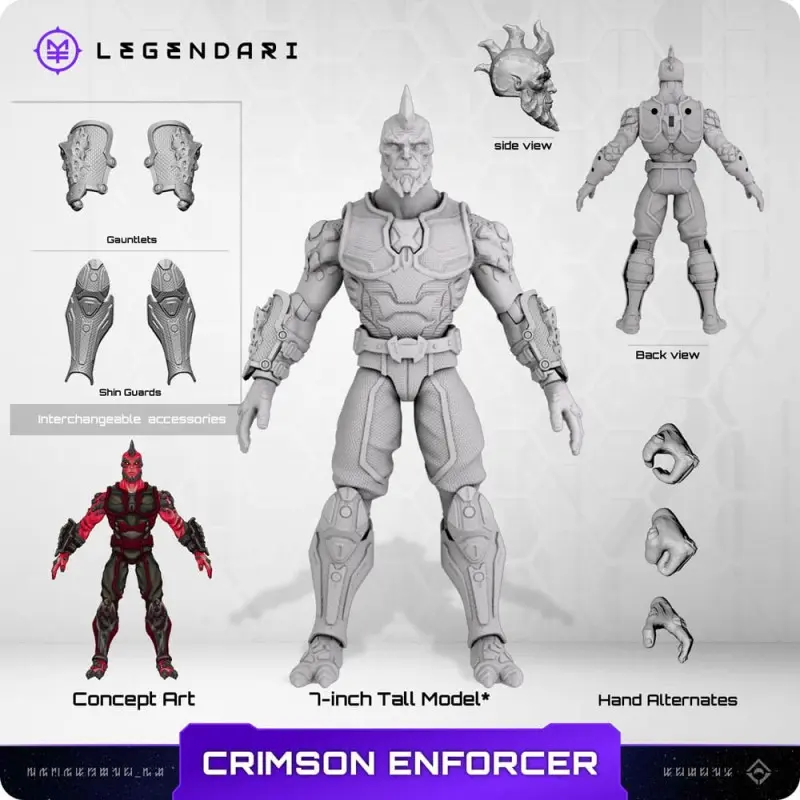Legendari figurine 1/10 Crimson Enforcer 18 cm | 0850066012055