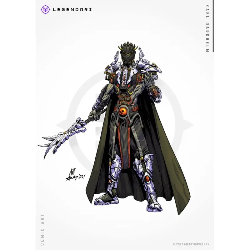 Legendari figurine 1/10 Kael Darkhelm 18 cm | 0850066012093