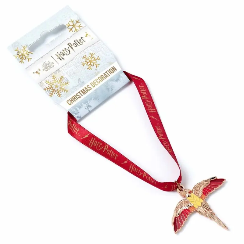 Harry Potter décoration sapin Fawkes Rose Gold | 5055583450303