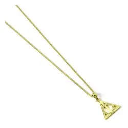 Harry Potter collier plaqué or Reliques de la Mort | 5055583417900