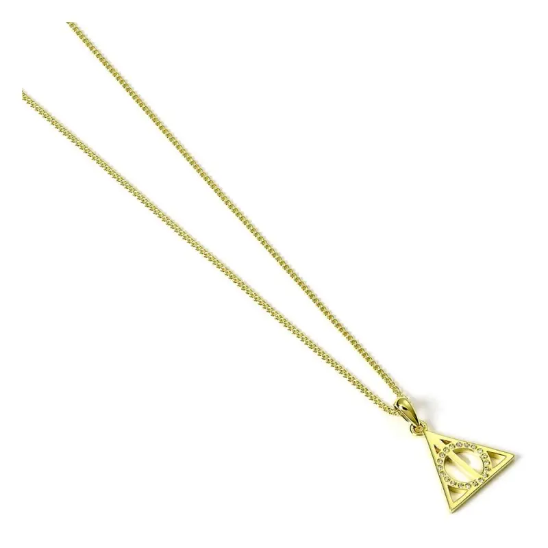 Harry Potter collier plaqué or Reliques de la Mort | 5055583417900