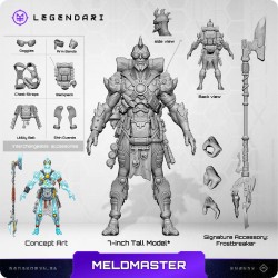 Legendari figurine 1/10 Meld Master 18 cm