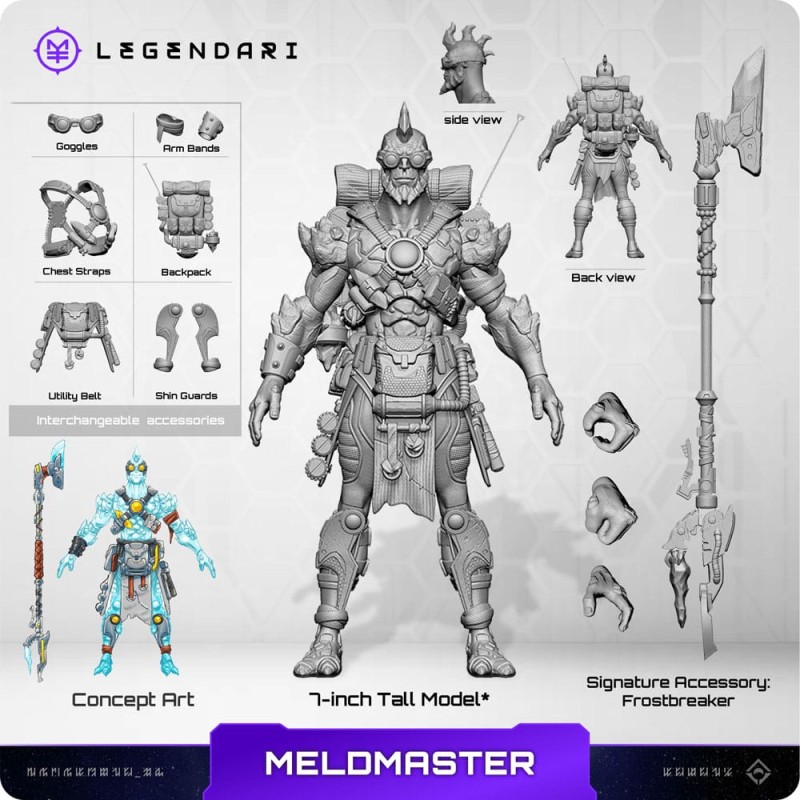 Legendari figurine 1/10 Meld Master 18 cm