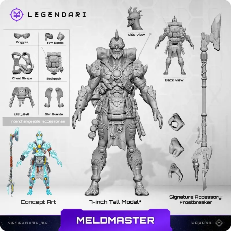 Legendari figurine 1/10 Meld Master 18 cm | 0850066012109