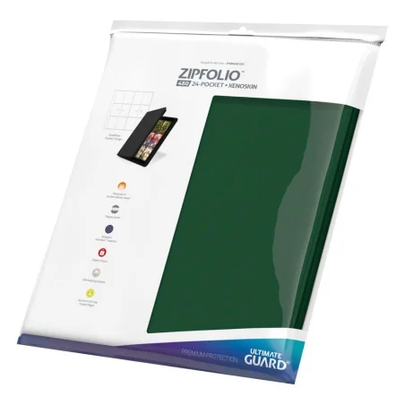 Product: Zipfolio 480 - 24-Pocket XenoSkin (Quadrow) - Green
Brand: Ultimate Guard