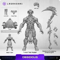 Legendari figurine 1/10 Obsidious 18 cm | 0850066012123