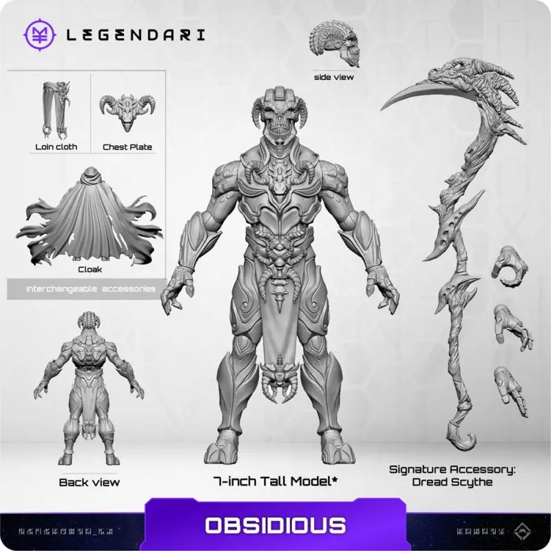 Legendari figurine 1/10 Obsidious 18 cm | 0850066012123