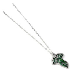 Le Seigneur des Anneaux pendentif et collier argent The Leaf of Lorien