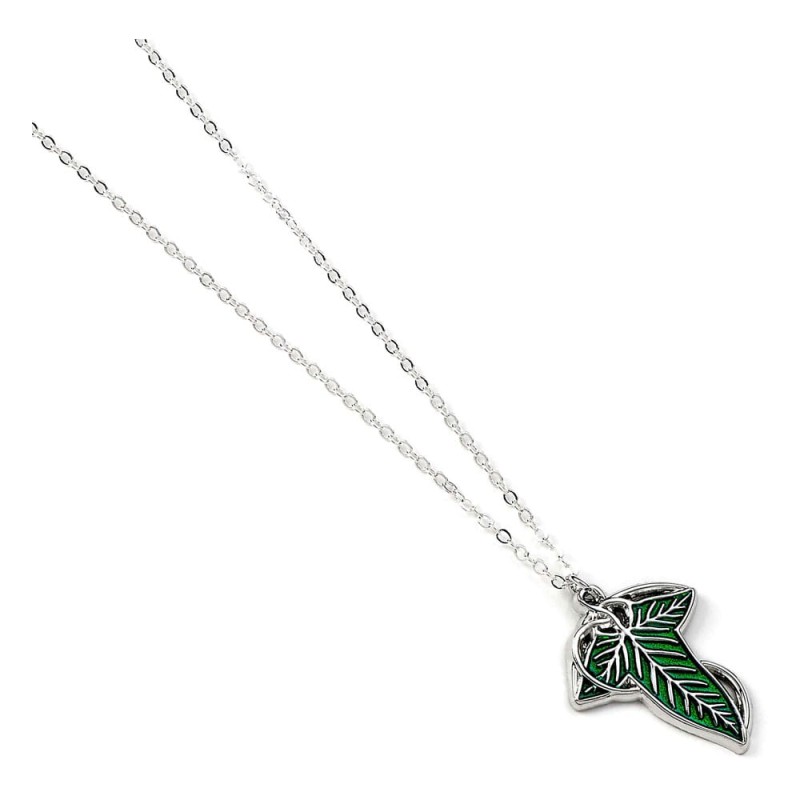 Le Seigneur des Anneaux pendentif et collier argent The Leaf of Lorien