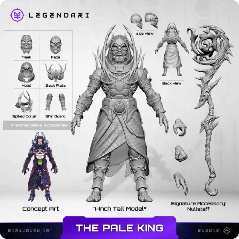 Legendari figurine 1/10 Pale King 18 cm | 0850066012130