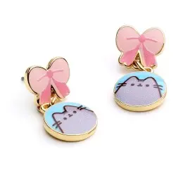 Pusheen boucles d´oreilles Drop Pink Bows | 5055583453342