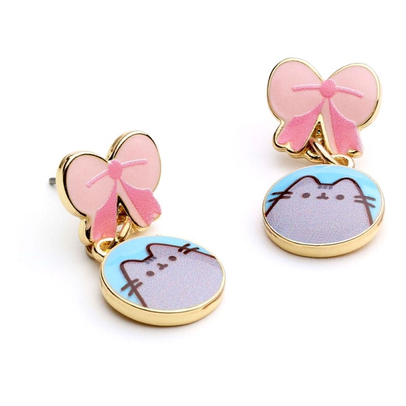 Pusheen boucles d´oreilles Drop Pink Bows