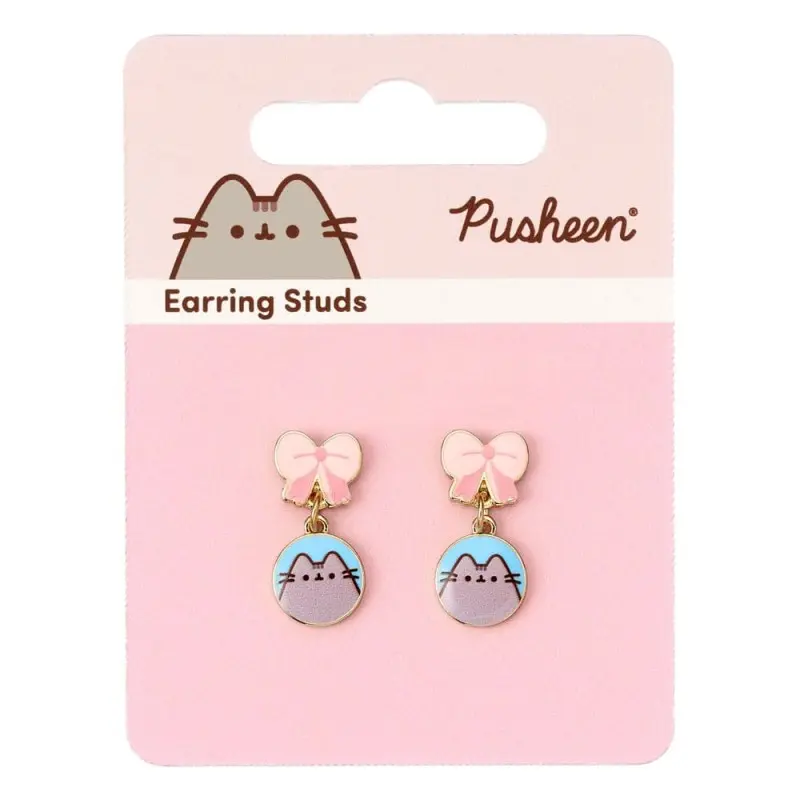 Pusheen boucles d´oreilles Drop Pink Bows | 5055583453342