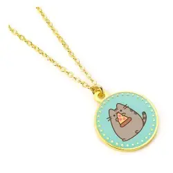 Pusheen pendentif et collier argent Blue Pizza | 5055583453304