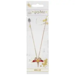 Harry Potter collier argent Fawkes (Plaqué or) | 5055583441035