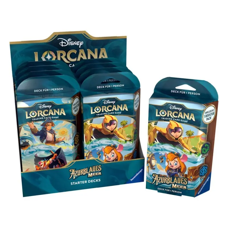 Disney Lorcana TCG présentoir decks de démarrage Azurblaues Meer (8) *ALLEMAND* | 4050368984609